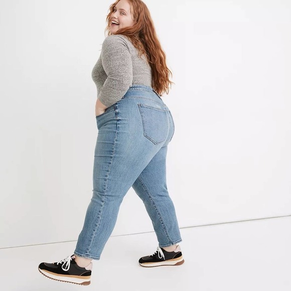 NWT MADEWELL The Vintage Curvy Perfect Jean Tall in Banner Wash - Picture 1 of 9
